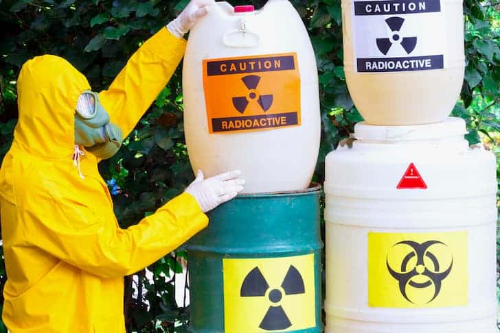 What Do Scientists Use to Clean Up Radioactive Material?