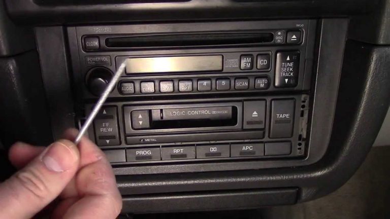 How To Remove A Stereo From A Car?