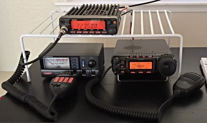 Process of peaking and tuning a CB radio